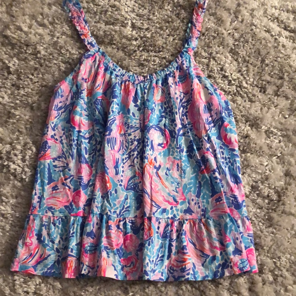 NWOT Lilly Pulitzer ruffle top